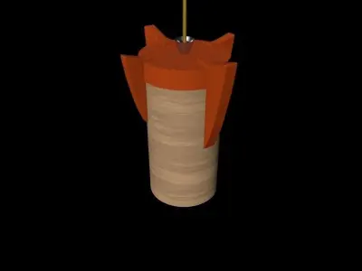 Modern Lamp Low-poly 3D model 6