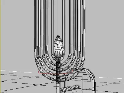 Wall Lamp Free 3D model 4