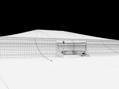 arabian tent 3D model 3D model