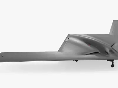  B 21 Raider Low Observable Aircraft Black Attack Animated Rigged for Maya 