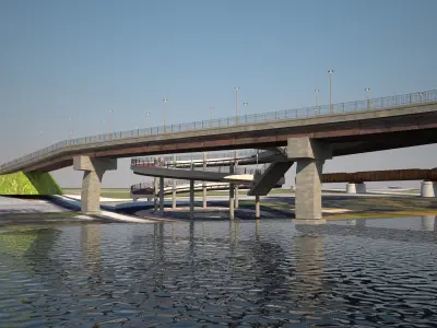 Context Bridges Austin Texas 3D model