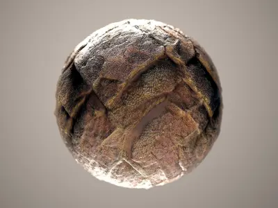 10 Materials Skin Dragon Seamless PBR Volume 7 Texture