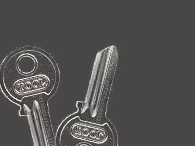 chave simples  common key 3D model