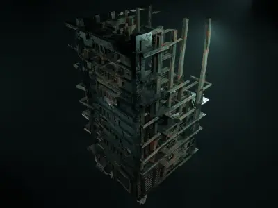 Abandoned Building  3D model