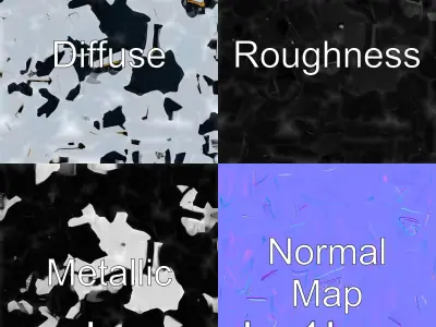 Futuristic Flying Taxi Concept Vehicle Low-poly 3D model