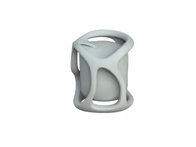 SciFi Shape Object Low Poly 58 Low-poly 3D model