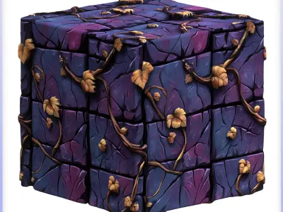  Stylized Wall Seamless Texture Texture 15