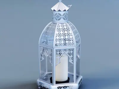 Moroccan Lantern Collection 3D Model Pack