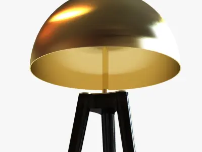 Fife Tripod Floor Lamp 3D model