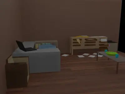 Living Room 3D model