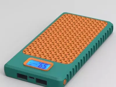 Power Bank 10K mah Enclosure Loop Cross Style 3D print model