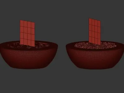Fire Pit Concrete Free 3D model