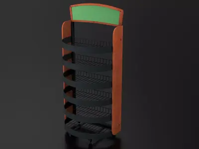 Display Rack  Low-poly 3D model