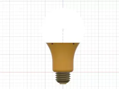 LED Light Bulb 3D print model