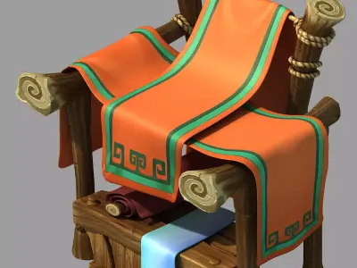 City - cloth shop 3D model