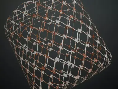 Rusted Fence Metal Perforated PBR Seamless Texture purchase