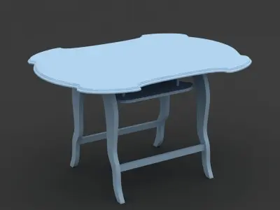 Wooden Table 3D model
