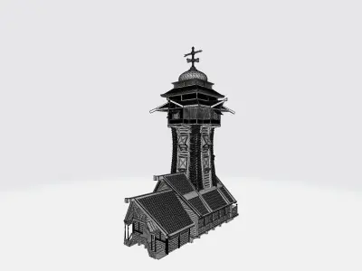 Vikings church 3D print model