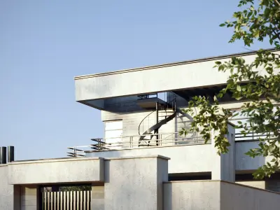 Cube Villa 3D model