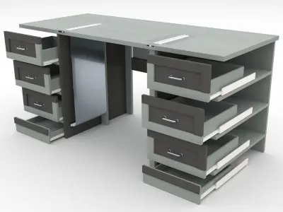 Office Table 3D model