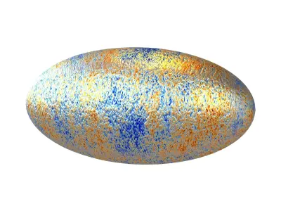 Cosmic Background Radiation v1 004 Low-poly 3D model