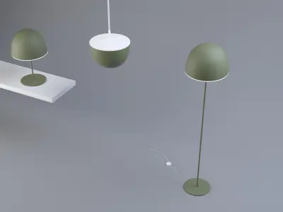 Cheshire lamp 3D model