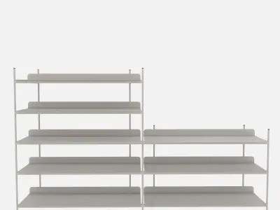 MUTOO COMPILE SHELVING SYSTEM 3D model