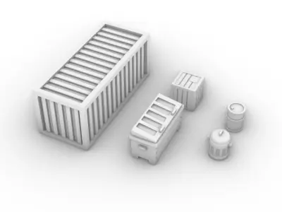 Containers Pack 3D print model