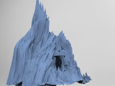 Warlock master Cliffs Tower  3D model