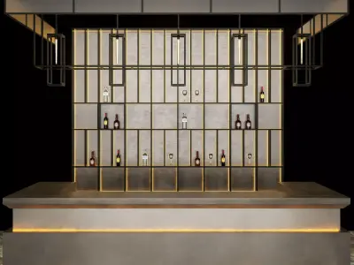 Loft  bar 3D model