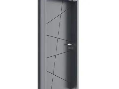 Grey Door 2 3D model