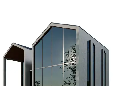 modren house 01 3D model