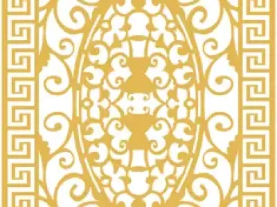 Door Decorative Plasma CNC 3D model