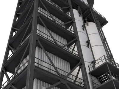 Refinery Module 3D model