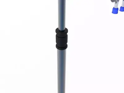 Medical IV Drip Stand 3D 3D model