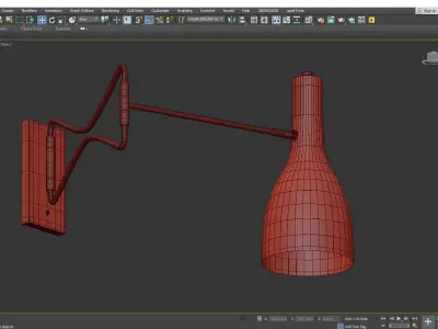 Jamie Young Lenz Swing Arm Wall Sconce Low-poly 3D model