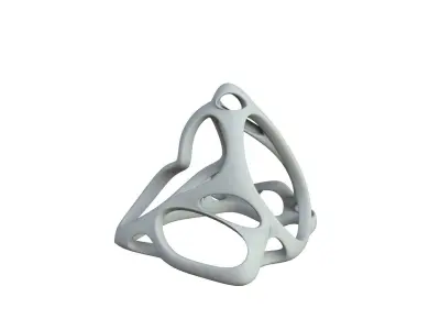 SciFi Cube Object No 63823 Low Poly Shape Low-poly 3D model