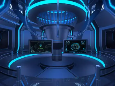 Sci Fi Room 3D model