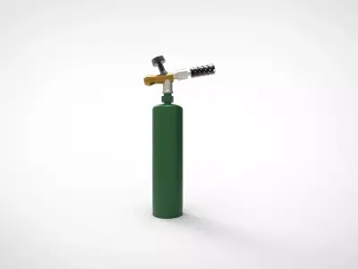 fire torch 3D model