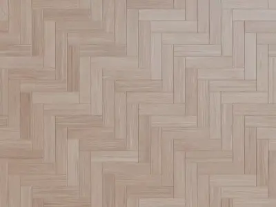 Antique High-Gloss Walnut Parquet PBR Seamless Texture