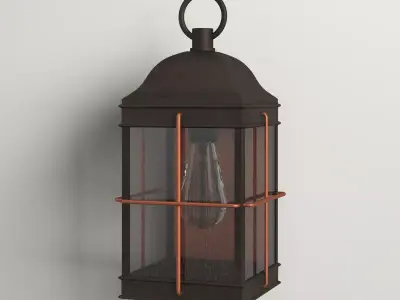 Dallas Wall Light 3D model