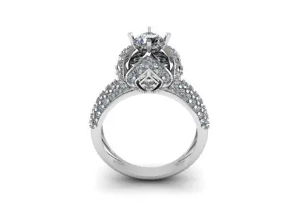 Diamonds Ring Free  Free 3D print model