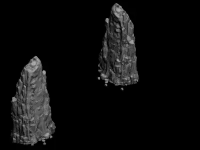 Tongtianhe - rock 01 3D model