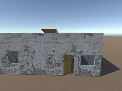 House old rust 1 Low-poly 3D model
