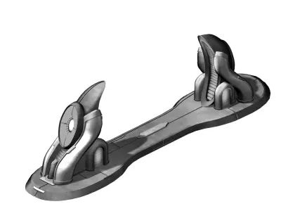 Signage 02 3D model