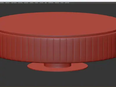 Giove Coffee Table by Daytona Low-poly 3D model