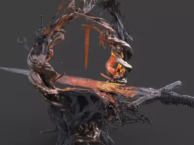 The bridge to Merlin 1 3D model