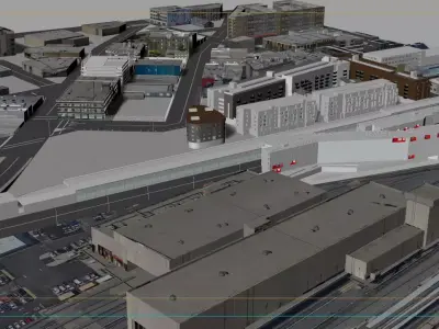 Los Angeles Art District 3D model