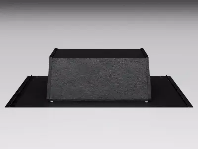 Box Vent 01 Low-poly 3D model
