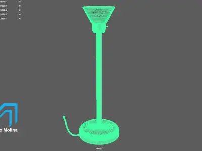 Floor Lamp - Light Living Room Low-poly 3D model